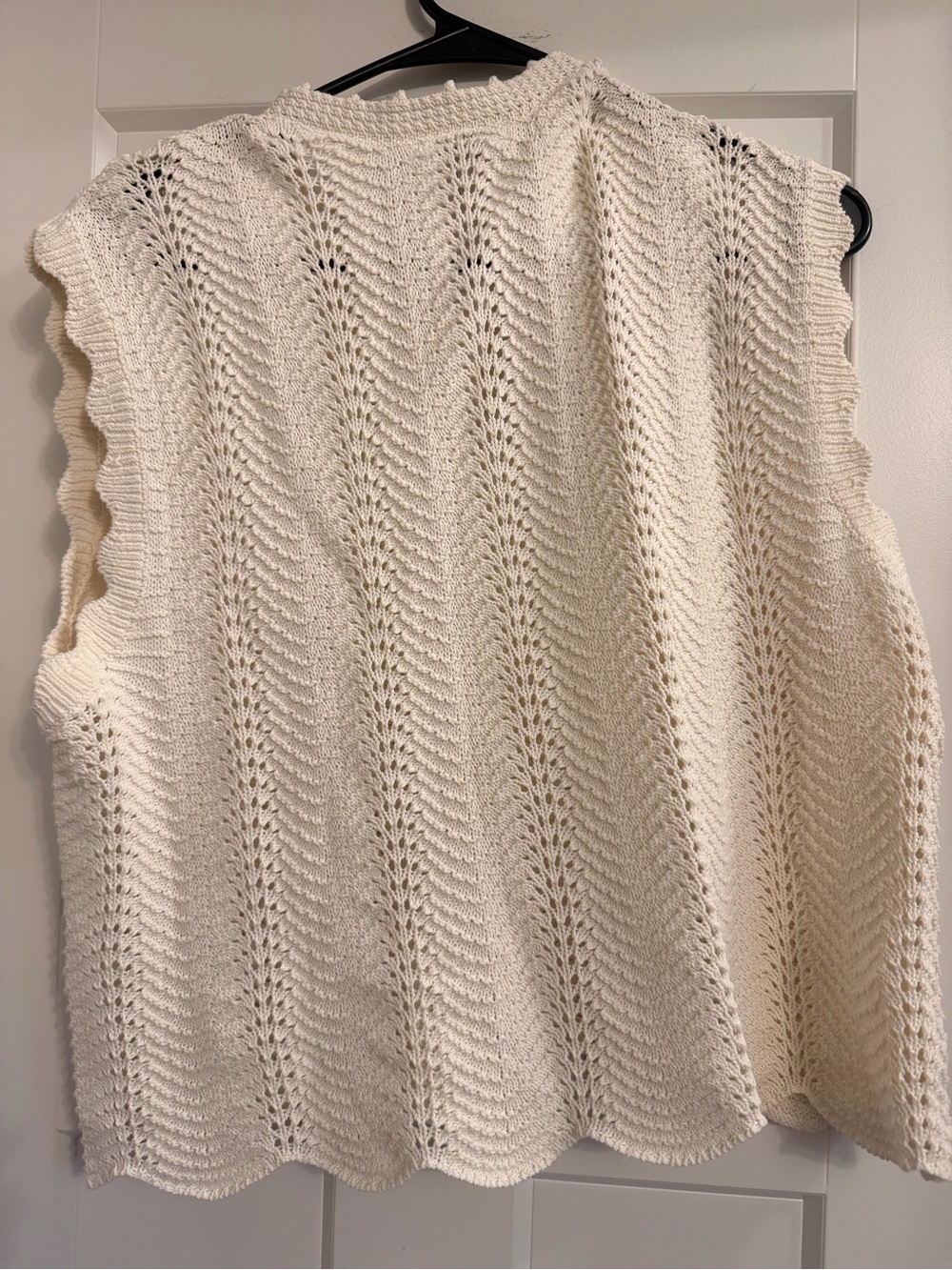 Madewell Wavy Knit Button-Up Shell - Picture 3 of 7